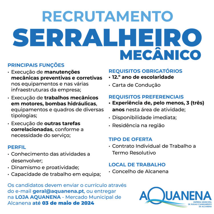 Anúncio 2024 Serralheiro